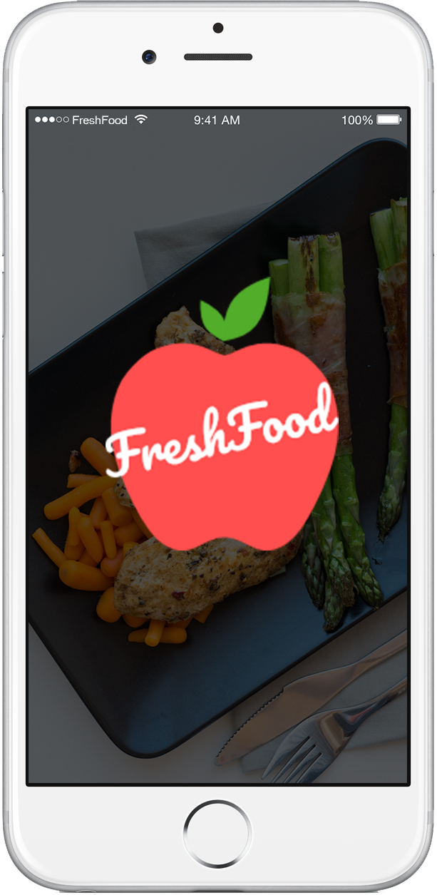 FreshFood app on iPhone